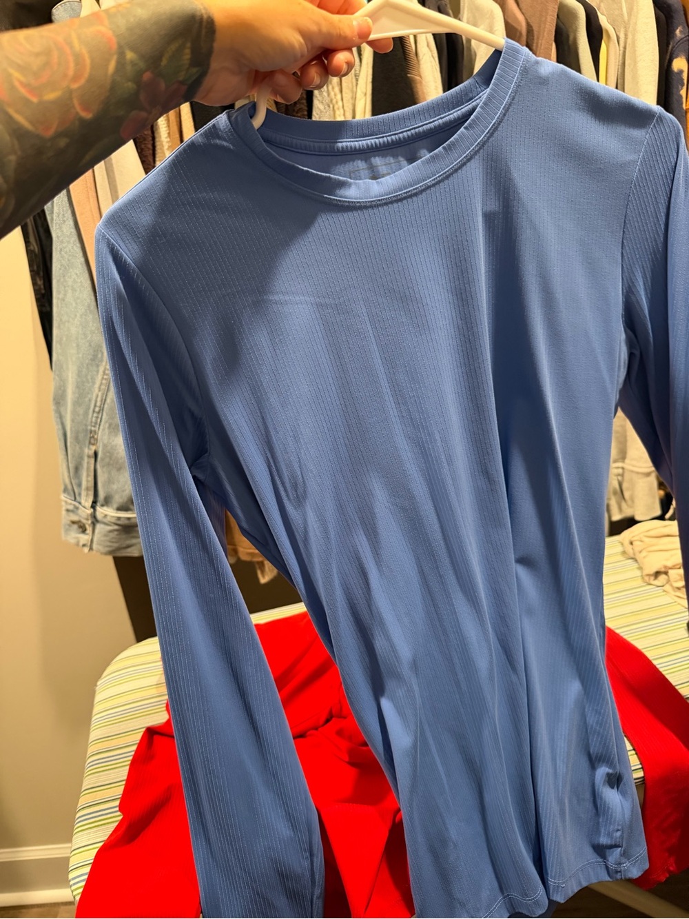Palmer Ribbed Long-Sleeve Underscrub